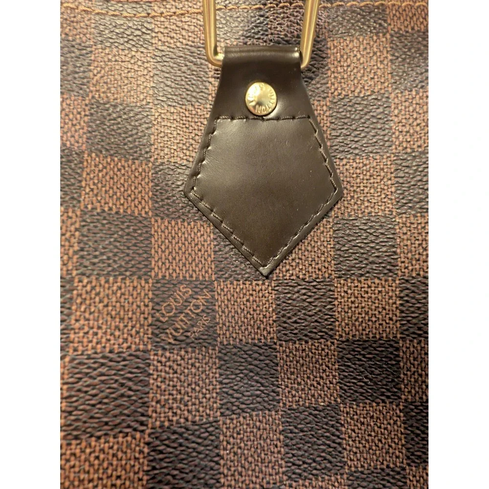 Louis Vuitton Speedy Bandouliere 30 Women Brown Damier Ebene Bag